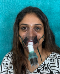 Ozone Protection Mask in use